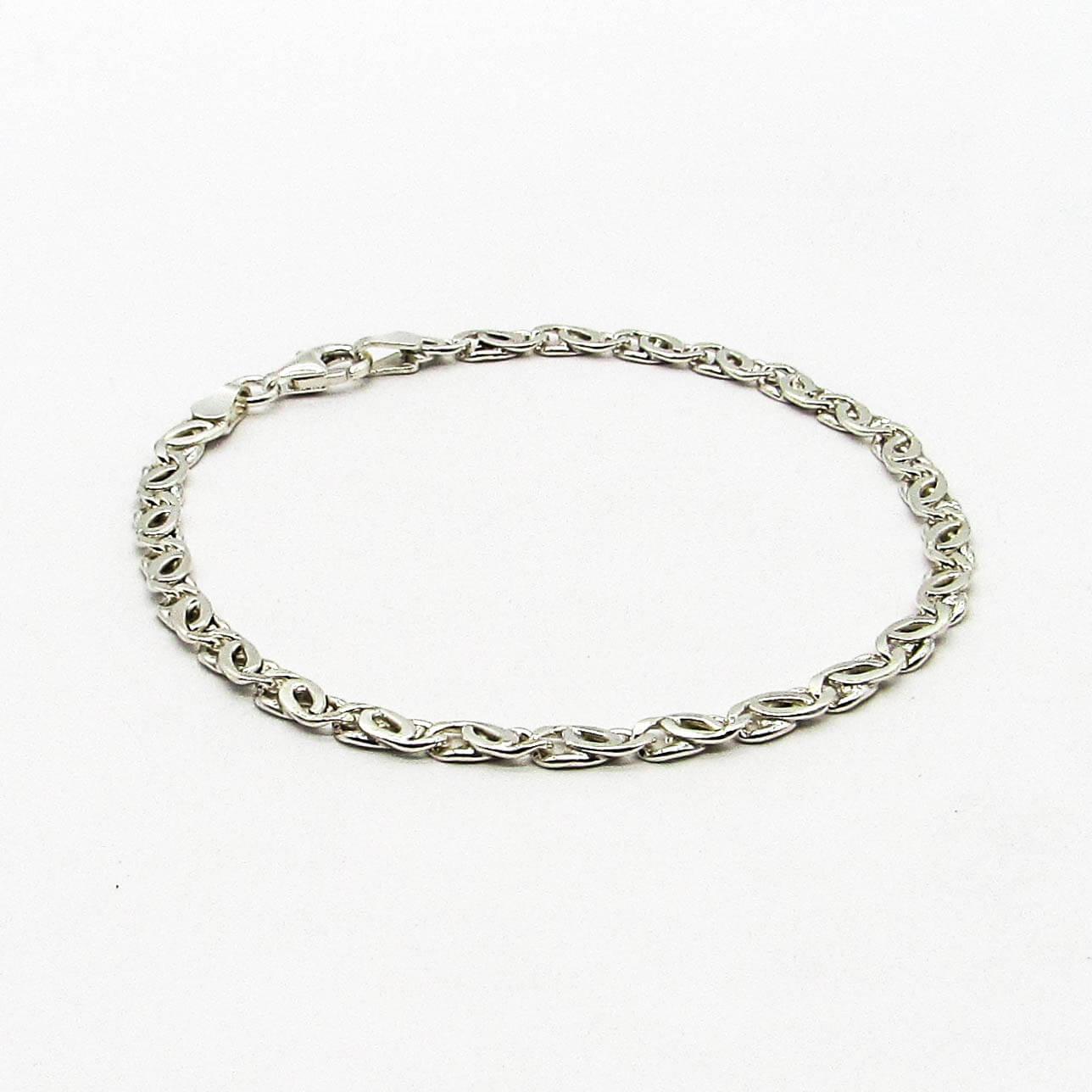 PULSERA JULIANA1 x19CM /PLATA